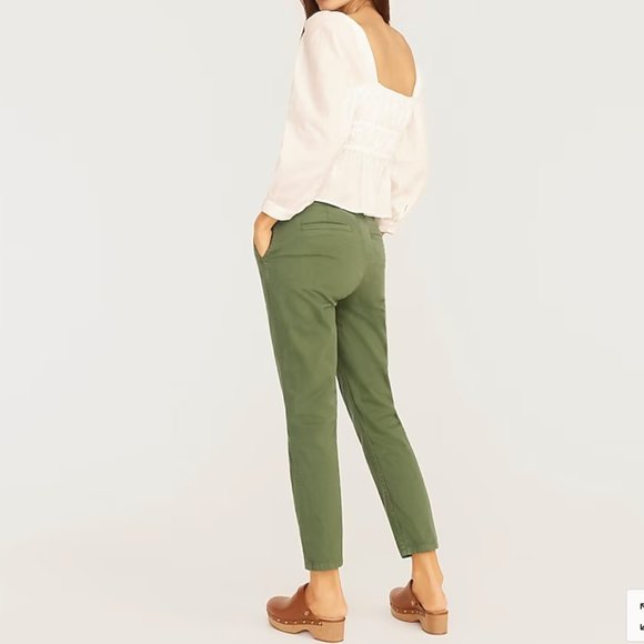 J. Crew Petite vintage slim-straight stretch chino pant - Picture 2 of 4